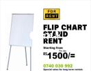 Flip chart with Stand for rental