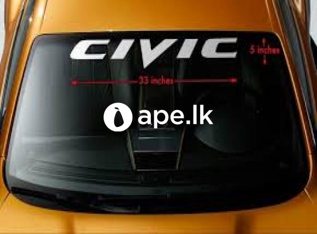 Civic Ferio Ek2 and Ek3 front windshield molding