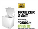 Freezer For Rent