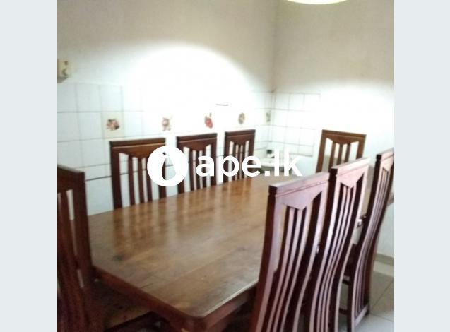 TEAK DINING TABLE WITH 08 CHAIRS
