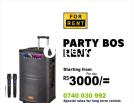 Party box Rent