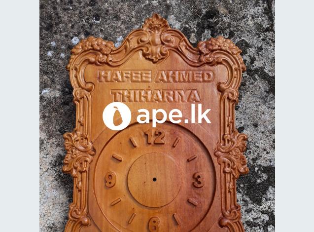 Wooden Wall Clock (Custom made)