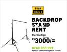 Backdrop stand rent